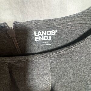 Lands' End Charcoal Dress